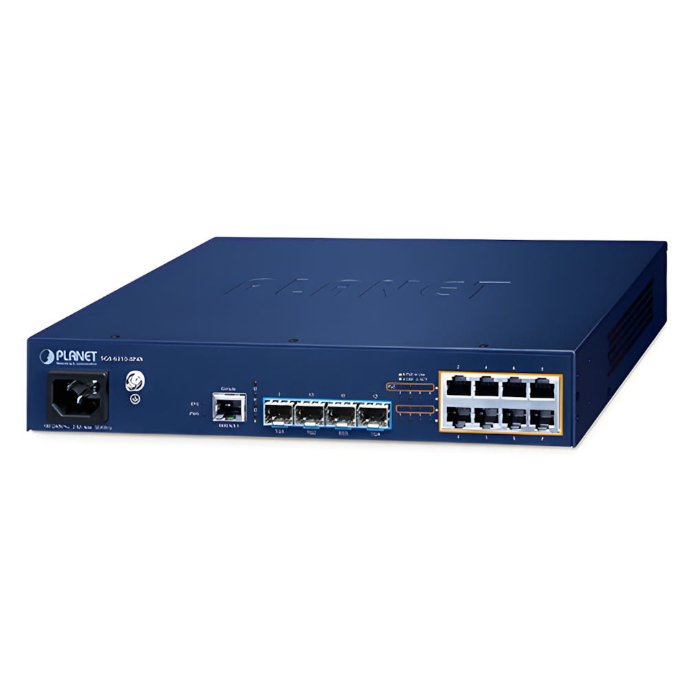 PLANET SGS-6310-8P4X switch Layer 3 con 8 porte Gigabit PoE+ e 4 SFP+ 10G