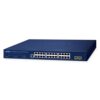 PLANET GS-4210-24T2S switch managed non-PoE con 24 porte Gigabit e 2 slot SFP fino a 2,5G