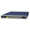 PLANET IGS-6325-24P4S switch industriale Layer 3 con 24 porte PoE+ e 4 SFP